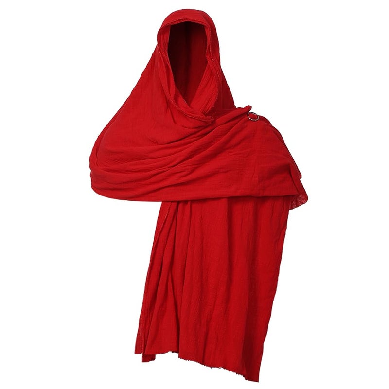 GRACEART Post Apocalyptic Shawl Hood Scarf Shaman Cowl Medieval Costume Sash - Image 1
